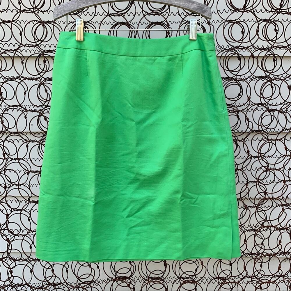 Pendleton skirt blazer set green silk blend size 6 - Picture 9 of 12